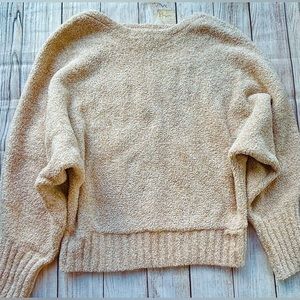Ruby Moon Orange/Tan Loose Fit Soft Knit Sweater